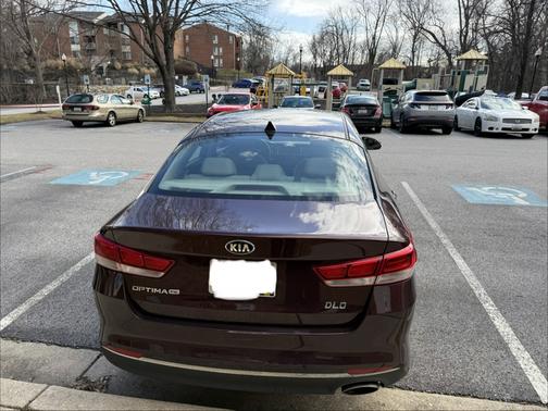 Red 2018 Kia Optima LX