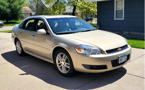 Beige 2012 Chevrolet Impala LTZ