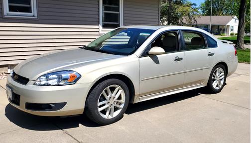 Beige 2012 Chevrolet Impala LTZ