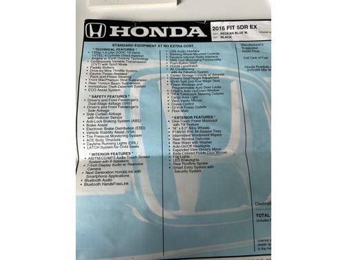 2016 Honda Fit EX