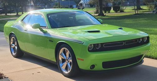 Green 2015 Dodge Challenger R/T Plus