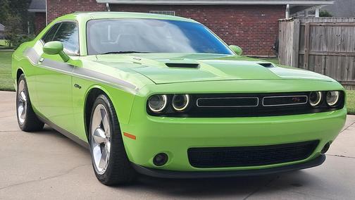 Green 2015 Dodge Challenger R/T Plus