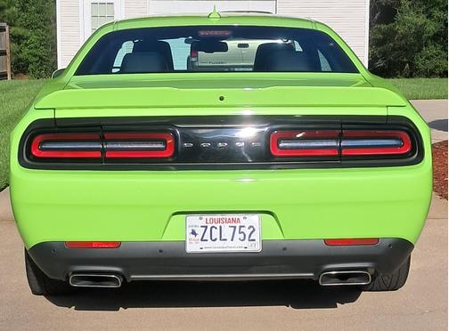 Green 2015 Dodge Challenger R/T Plus