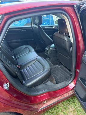 Red 2014 Ford Fusion SE