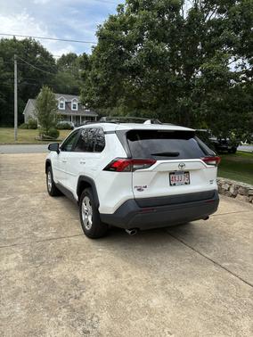 White 2021 Toyota RAV4 XLE