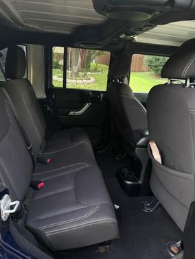 Blue 2013 Jeep Wrangler Unlimited Sahara
