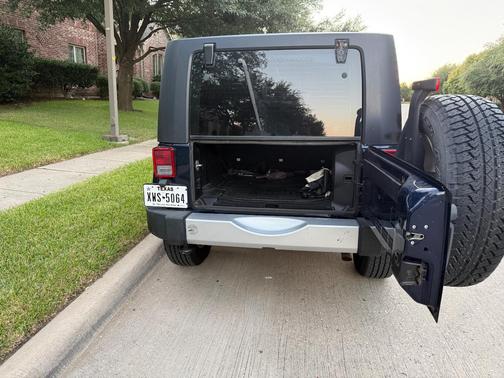 Blue 2013 Jeep Wrangler Unlimited Sahara