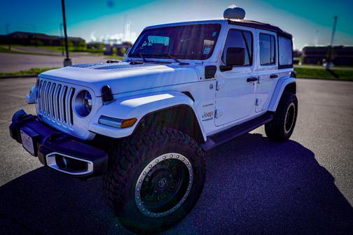 White 2021 Jeep Wrangler Unlimited 4xe Sahara