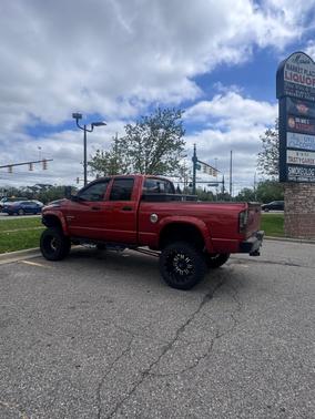 Orange 2008 Dodge Ram 1500 SLT Quad Cab