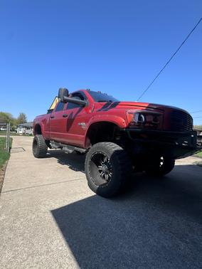 Orange 2008 Dodge Ram 1500 SLT Quad Cab