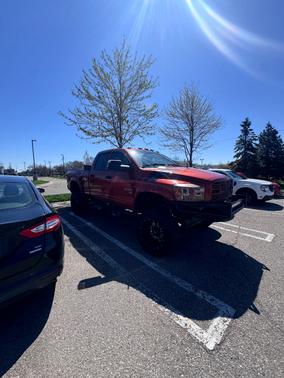 Orange 2008 Dodge Ram 1500 SLT Quad Cab