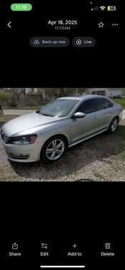 2012 Volkswagen Passat 3.6 SE