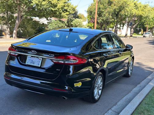 Black 2017 Ford Fusion Energi SE Luxury