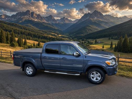 Blue 2006 Toyota Tundra SR5 Double Cab
