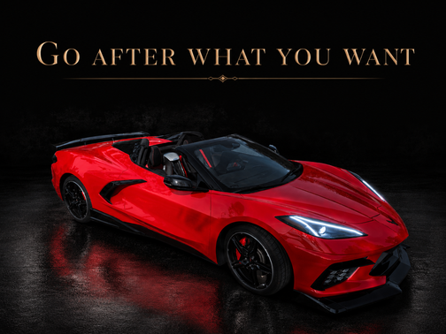 Red 2025 Chevrolet Corvette Stingray w/3LT