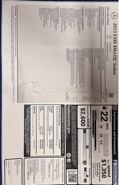 2013 Mercedes-Benz E-Class E 350 4MATIC