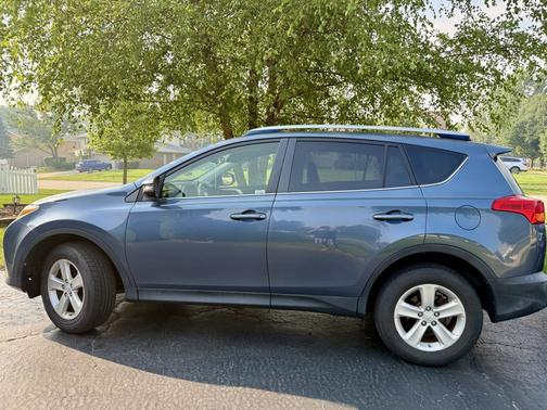 Blue 2014 Toyota RAV4 XLE