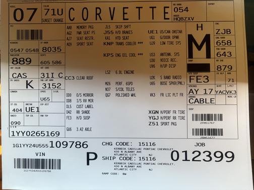 2005 Chevrolet Corvette Base
