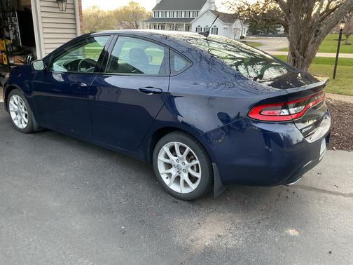 Blue 2013 Dodge Dart SXT