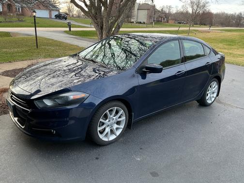 Blue 2013 Dodge Dart SXT