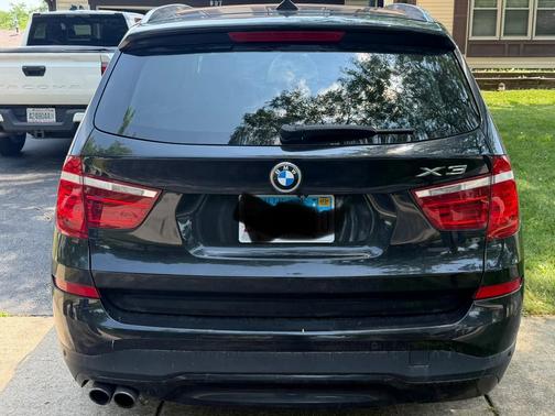 Black 2015 BMW X3 xDrive28i