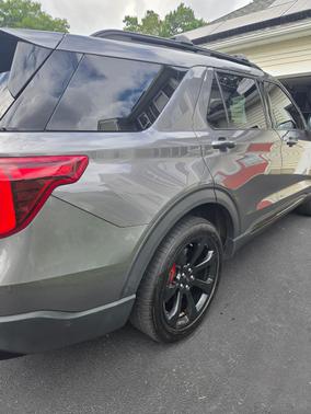 Gray 2021 Ford Explorer ST