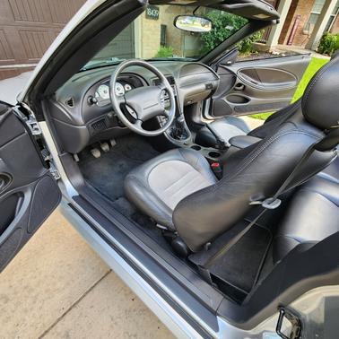 Silver 2001 Ford Mustang SVT Cobra