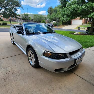 Silver 2001 Ford Mustang SVT Cobra