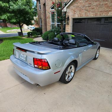 Silver 2001 Ford Mustang SVT Cobra