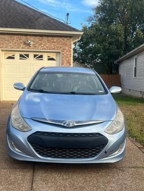 Blue 2012 Hyundai SONATA Hybrid Base
