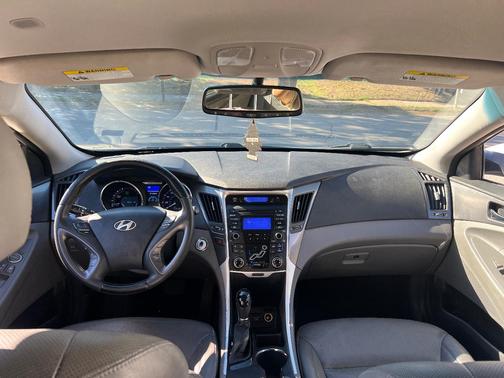 Blue 2012 Hyundai SONATA Hybrid Base
