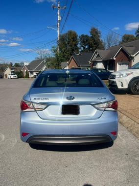 Blue 2012 Hyundai SONATA Hybrid Base