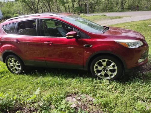 Red 2016 Ford Escape Titanium