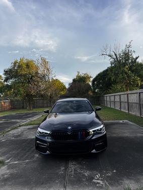 Blue 2019 BMW 540 i