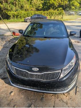 Black 2013 Kia Optima Hybrid LX