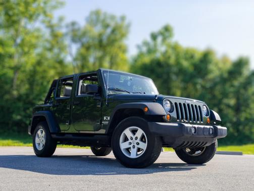 Green 2007 Jeep Wrangler Unlimited X
