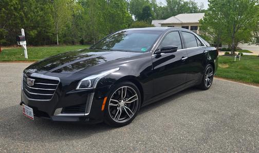 Black 2017 Cadillac CTS 3.6L Twin Turbo V-Sport Premium Luxury