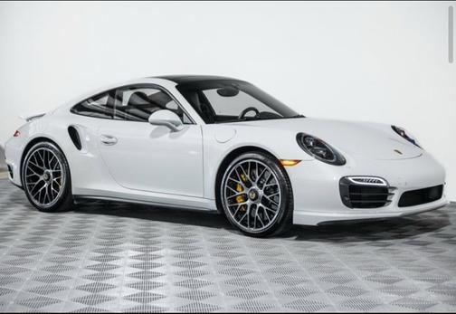 White 2016 Porsche 911 911 Turbo S