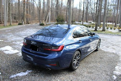 Blue 2021 BMW 330 i xDrive