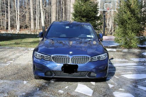 Blue 2021 BMW 330 i xDrive