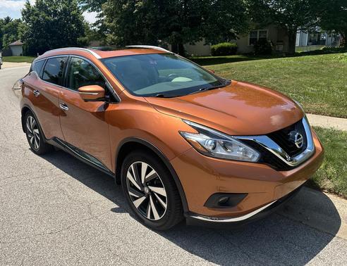 Orange 2015 Nissan Murano Platinum