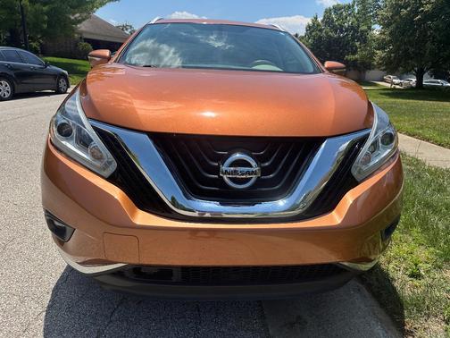 Orange 2015 Nissan Murano Platinum