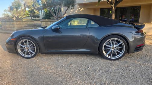 Gray 2021 Porsche 911 911 Carrera Cabriolet