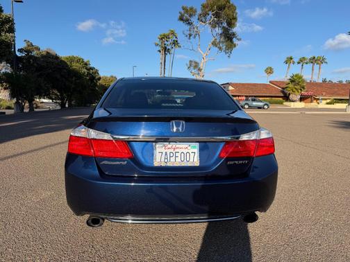 Blue 2013 Honda Accord Sport