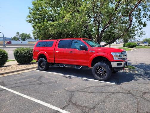Red 2018 Ford F-150 XLT