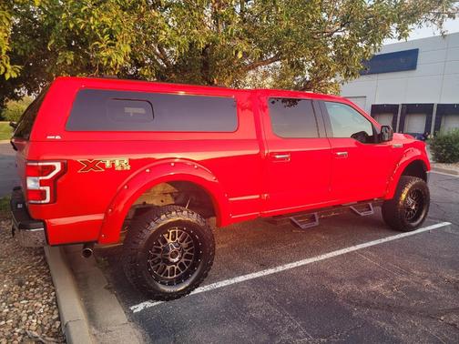 Red 2018 Ford F-150 XLT