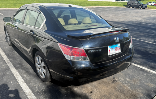 Black 2008 Honda Accord EX-L
