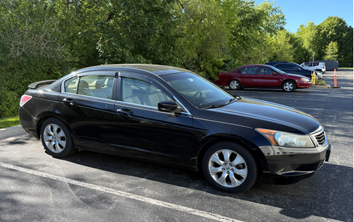 Black 2008 Honda Accord EX-L