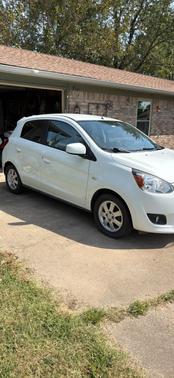White 2014 Mitsubishi Mirage ES