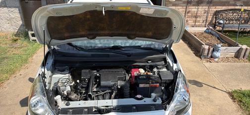 White 2014 Mitsubishi Mirage ES